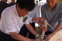 カンナがけ体験　田中優