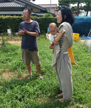 風来の源さんの畑にて 風来の源さんの畑にて