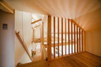 ロフトと小屋組み