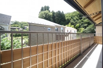 バルコニーからの眺め