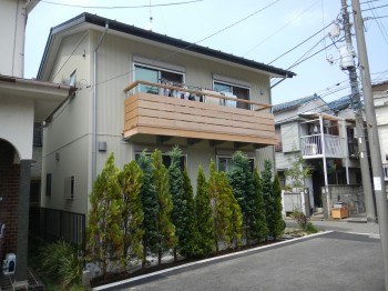 外構完成 外構完成