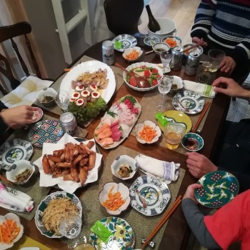 建主様の家でお食事会