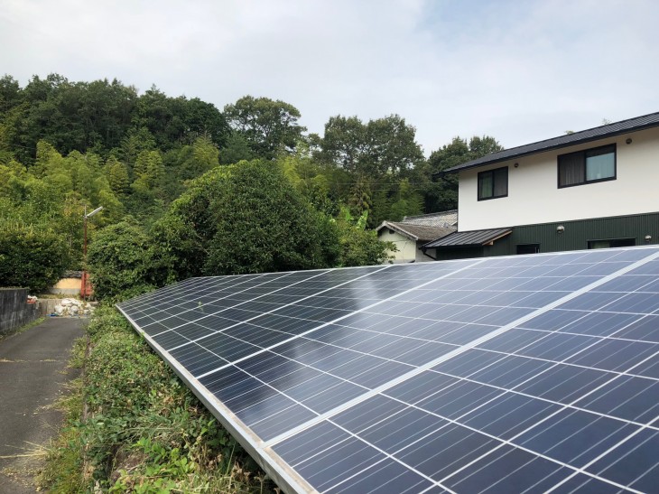 太陽光発電で電力を自給