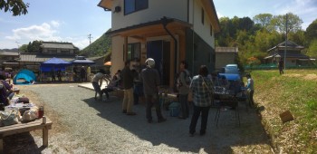 田中優宅BBQの様子 田中優宅BBQの様子