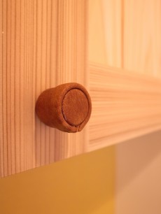 革のつまみ