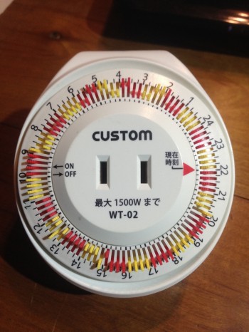 24時間電気入り切りタイマー 24時間電気入り切りタイマー