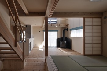 広がりのあるダイニング