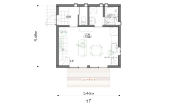 輪（わ）の家－Ⅱ　１８坪